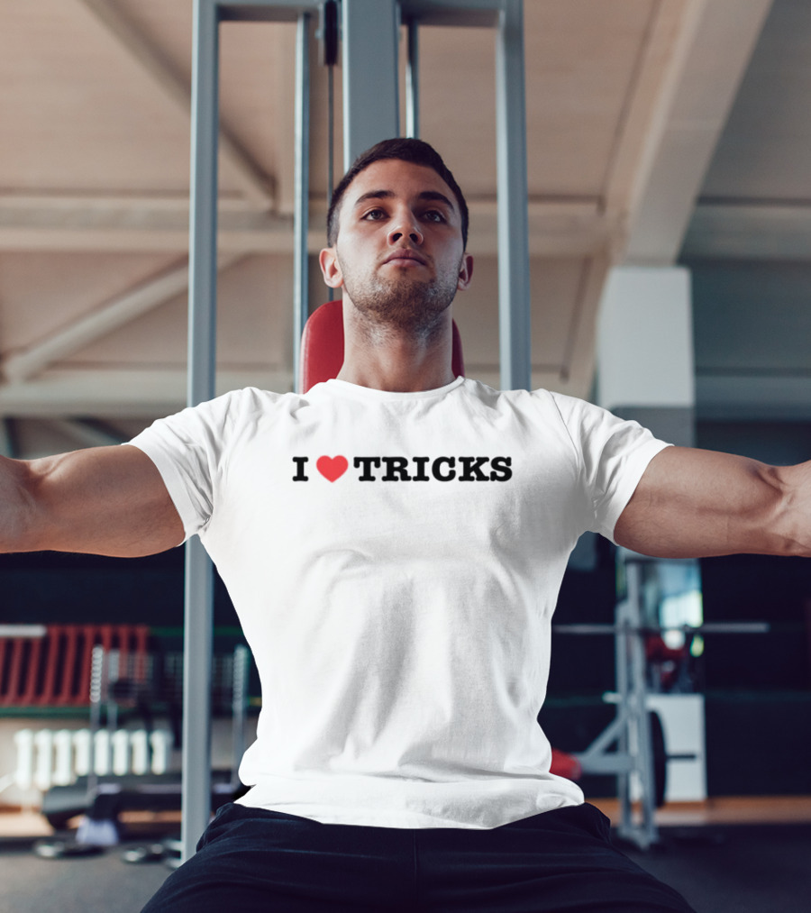 I Love Tricks Heart Logo Thedancersresource T-Shirt