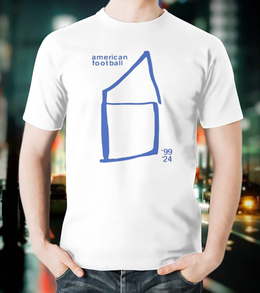 American Football 25th Anniversary Tour 1999-2024 House Sketch T-Shirt