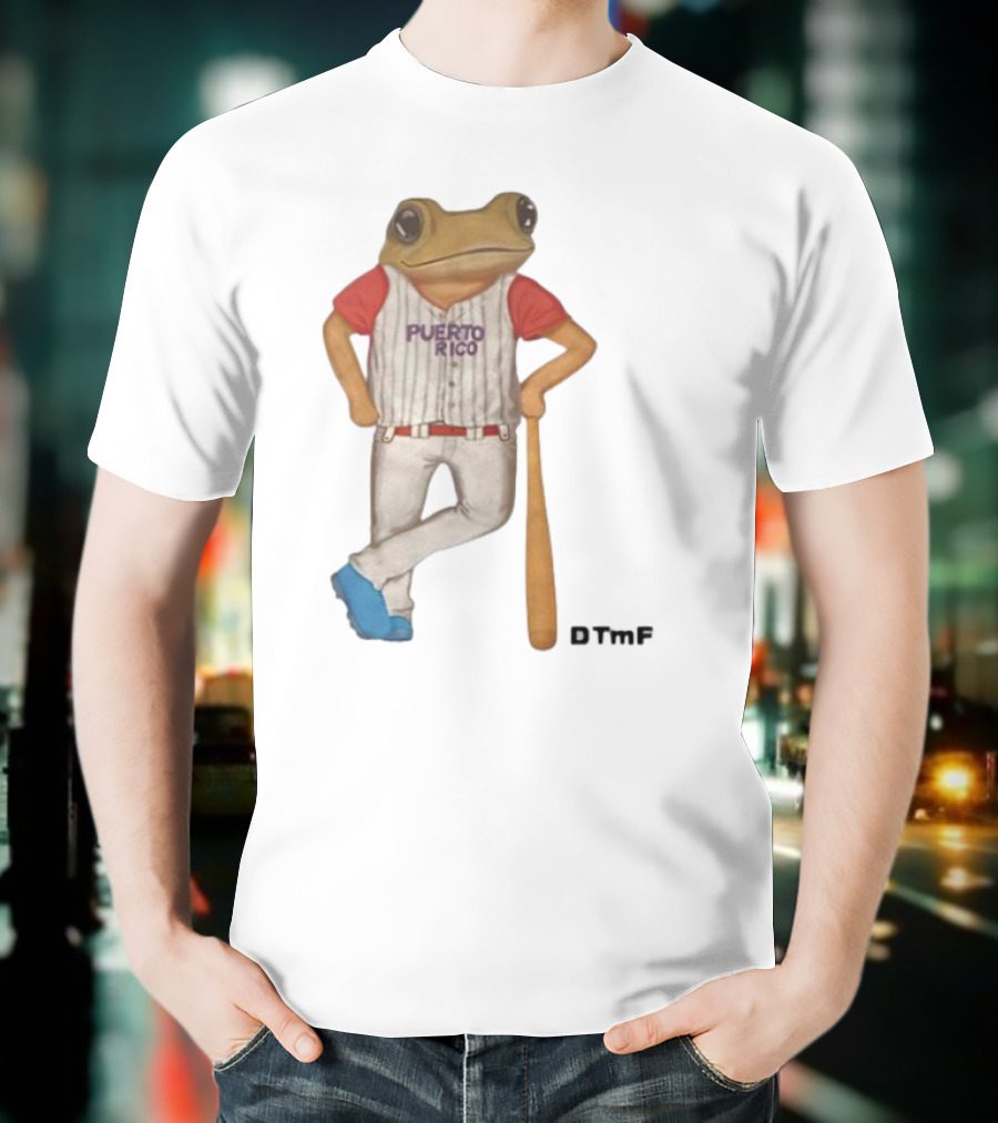 Bad Bunny DTMF Coquí Puerto Rico Baseball T-Shirt