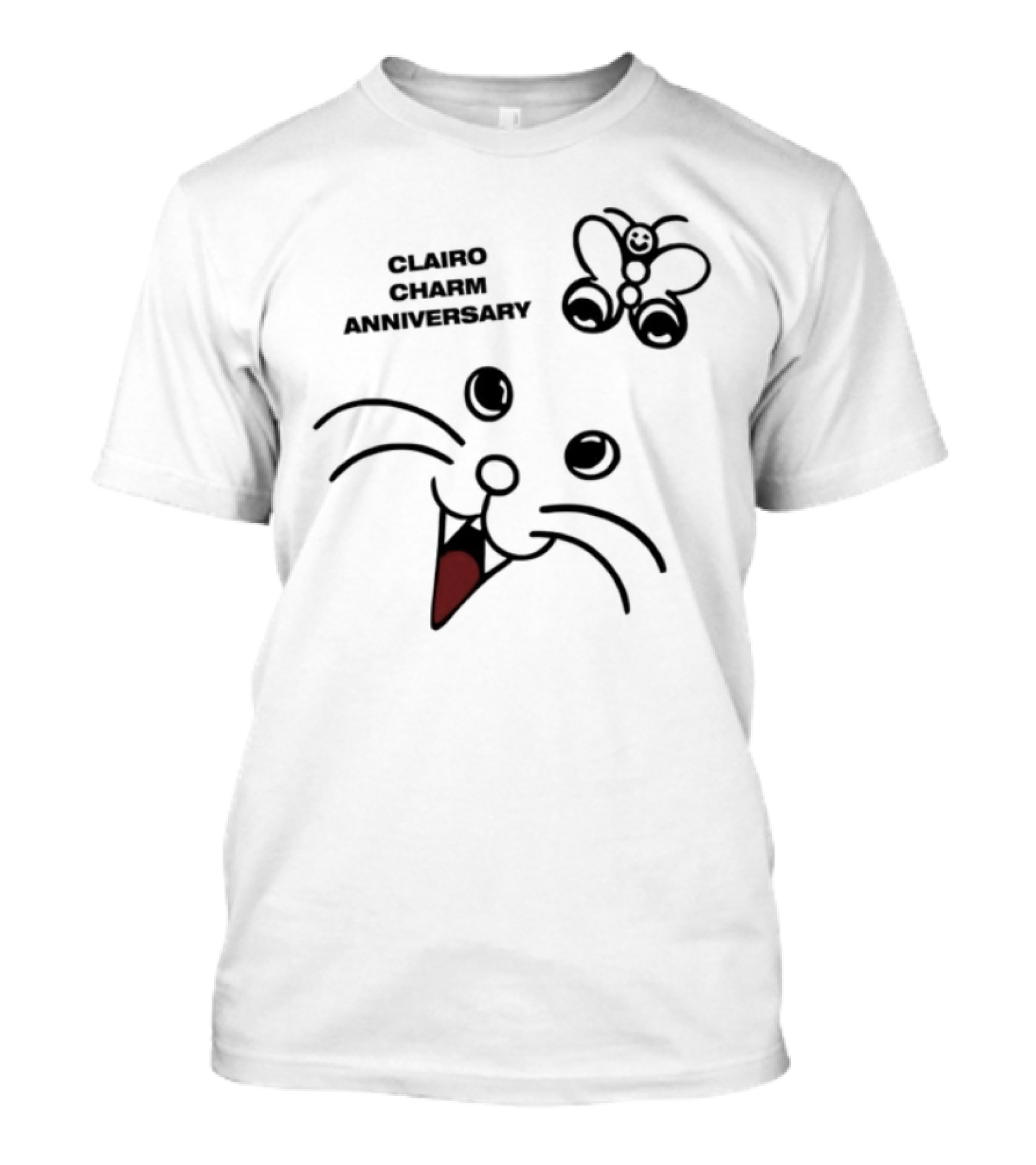 Clairo Charm Anniversary 2025 Red Heart Doodle Design T-Shirt