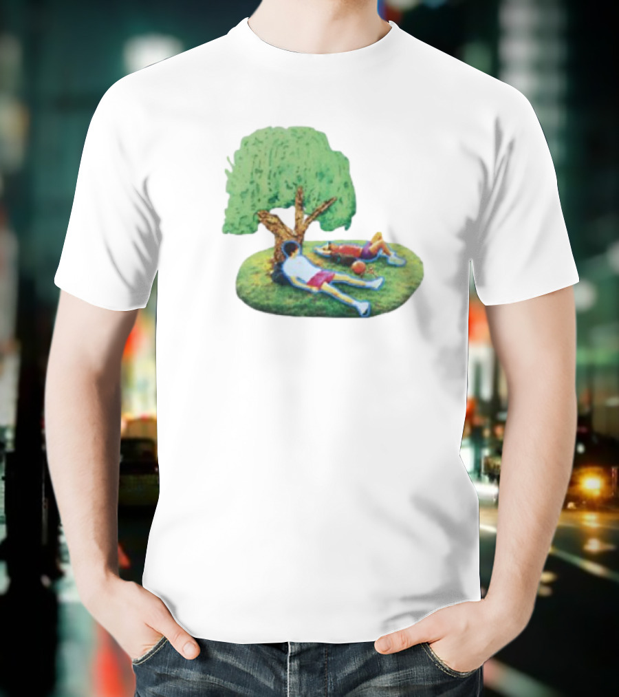 Slushynoobz Tree Relaxing Under Summer Shade With Friends T-Shirt