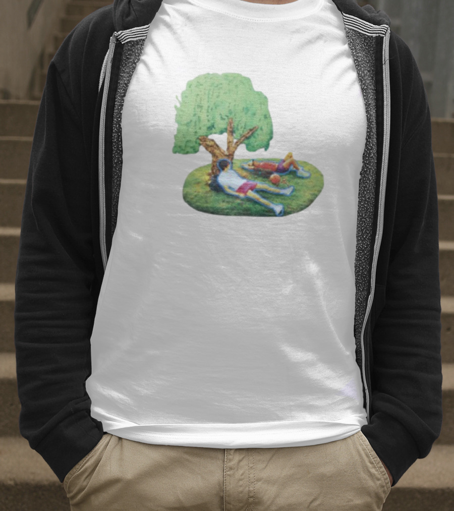 Slushynoobz Tree Relaxing Under Summer Shade With Friends T-Shirt