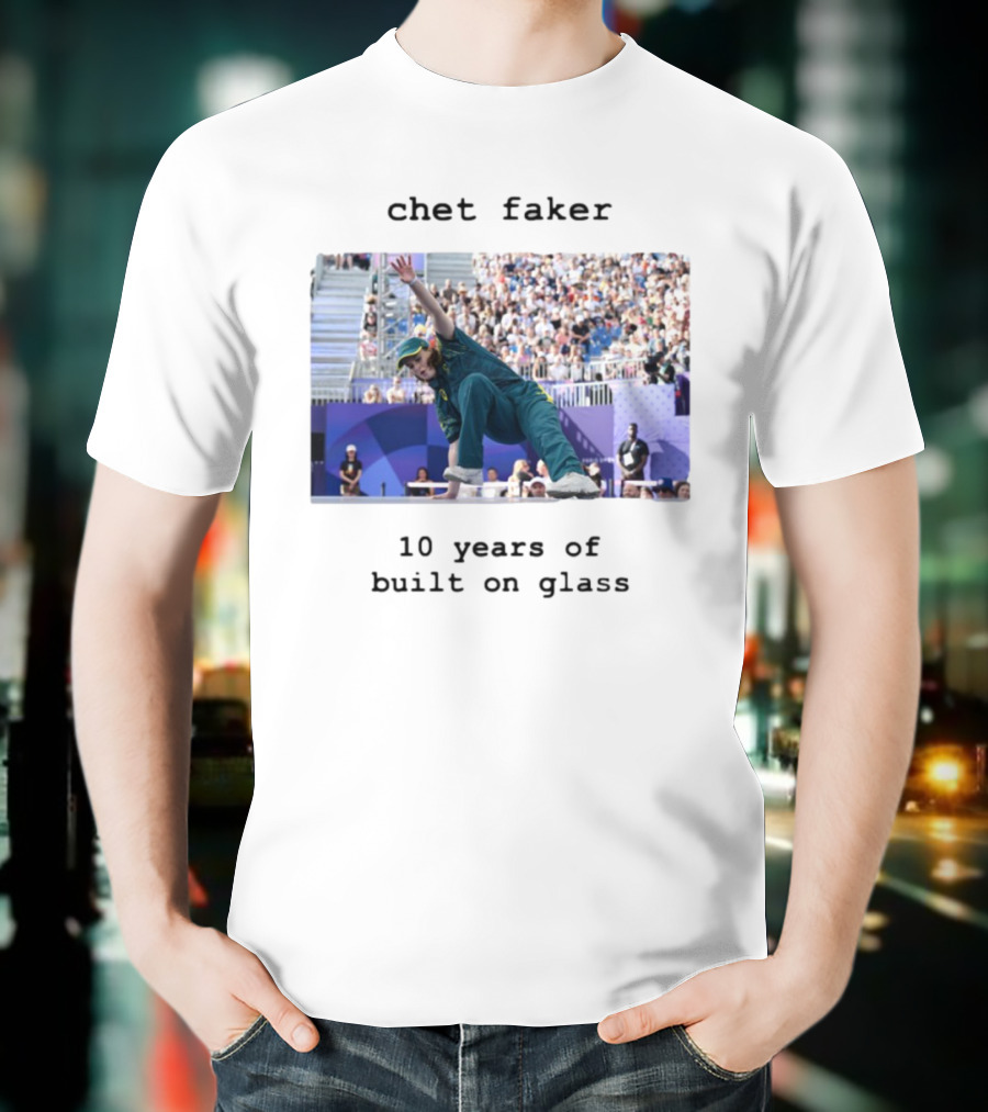 Chet Faker 10 Years Of Built On Glass Breakdancer Performance Event T-Shirt