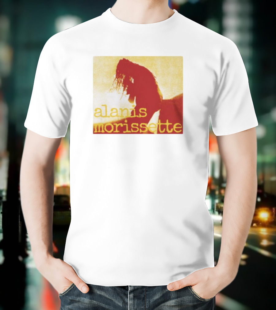 Alanis Morissette Yellow Vintage Silhouette T-Shirt