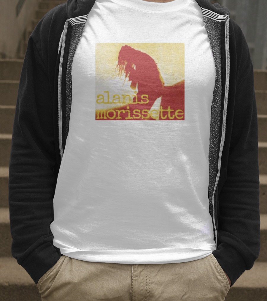 Alanis Morissette Yellow Vintage Silhouette T-Shirt