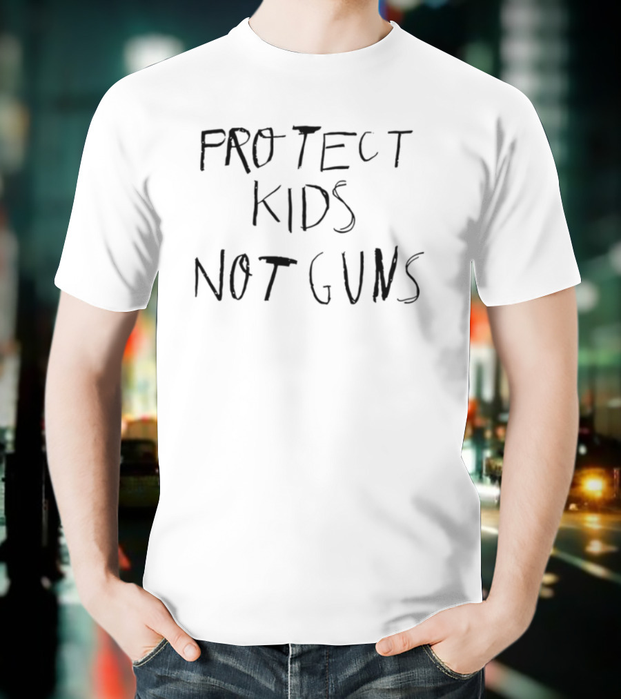 Giannis Antetokounmpo Protect Kids Not Guns Message T-Shirt