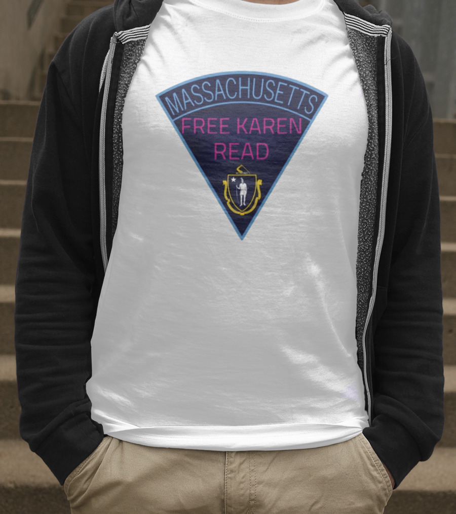 Massachusetts Free Karen Read Emblem Design T-Shirt