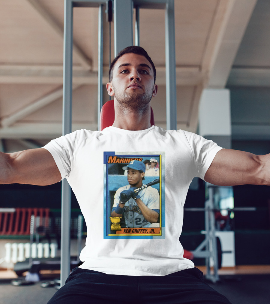 Mariners Ken Griffey Jr Topps All-Star Rookie Card T-Shirt