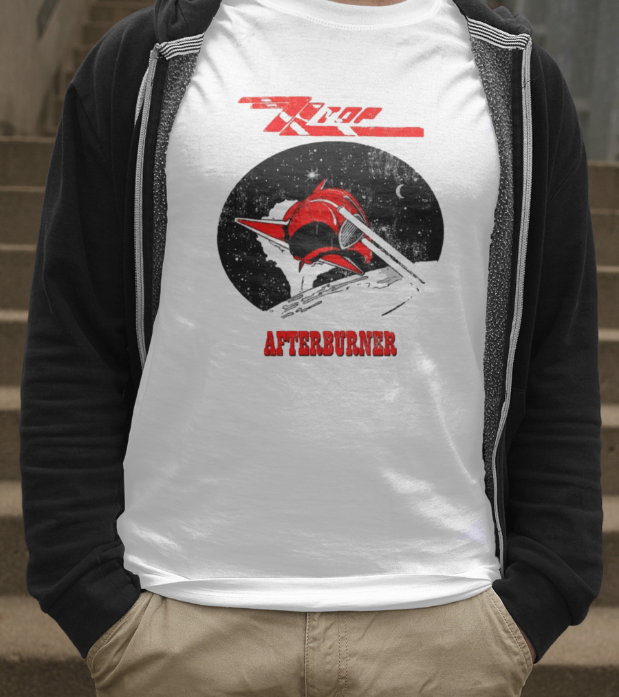 ZZ Top Afterburner Space Theme Retro 1985 T-Shirt