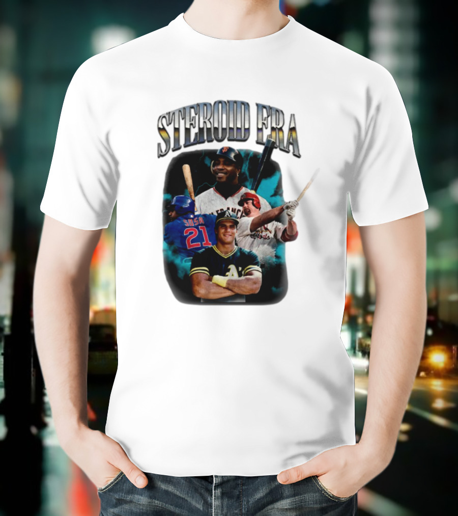 Almost Friday Steroid Era Giants Cubs Athletics Hall Of Fame Legends T-Shirt