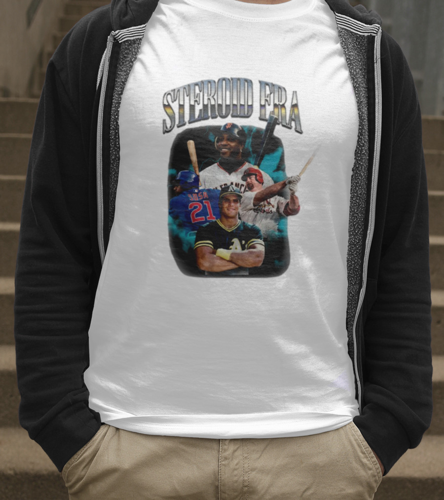 Almost Friday Steroid Era Giants Cubs Athletics Hall Of Fame Legends T-Shirt