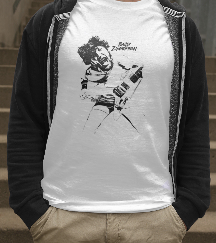 Bailey Scream Classic Ghost Mask Drawing T-Shirt