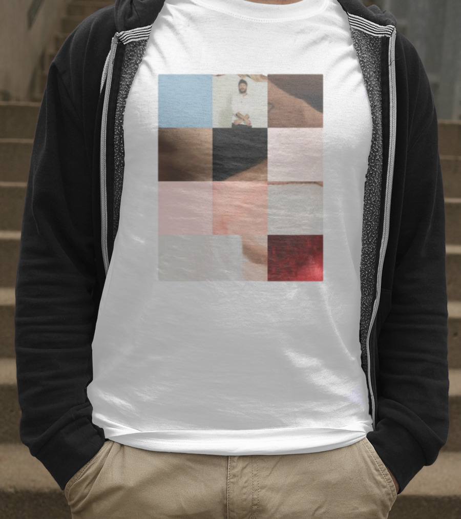 Bon Iver Layout Mosaic Collage T-Shirt