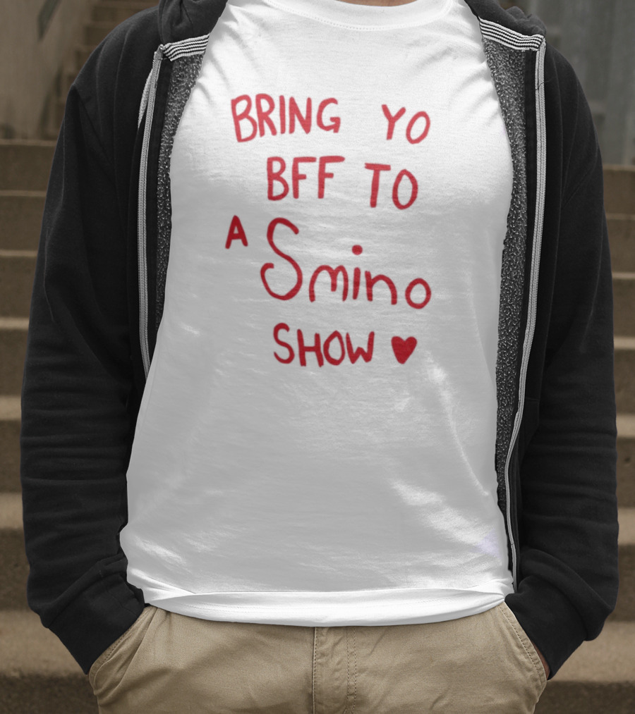 Bring Yo BFF To A Smino Show Fan Merchandise With Heart Design T-Shirt