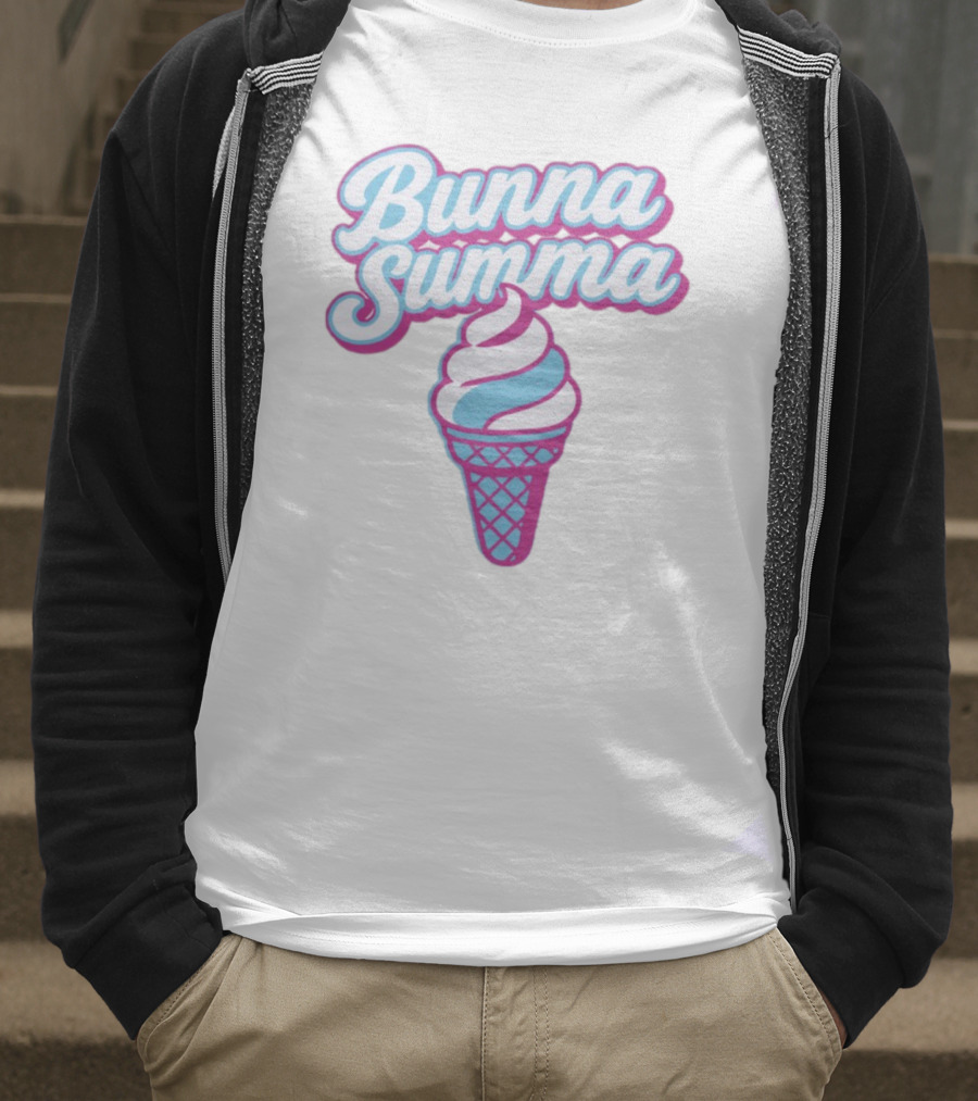 Bunna Summa Ice Cream Cone T-Shirt
