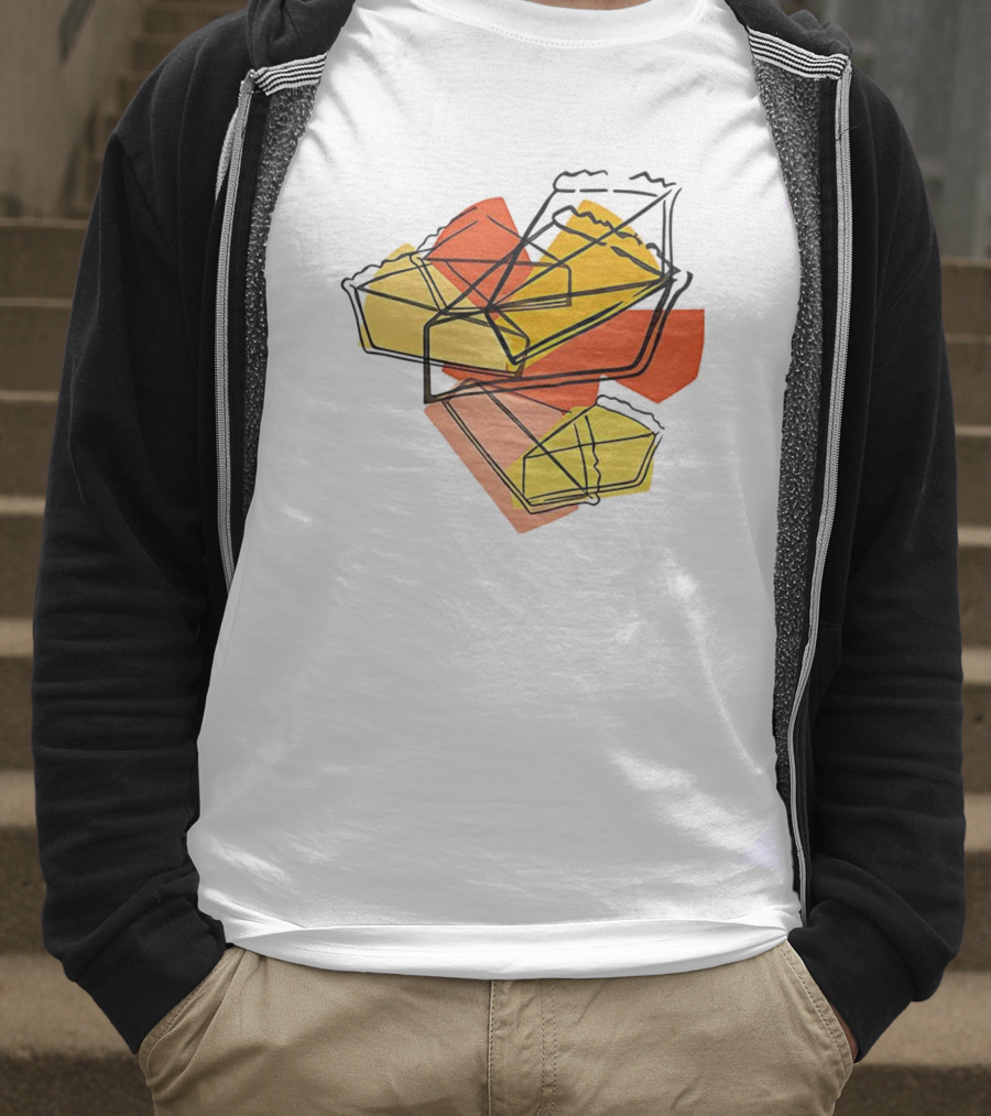 Cake Cosmopolis Sweets Abstract Geometric Layered Design T-Shirt