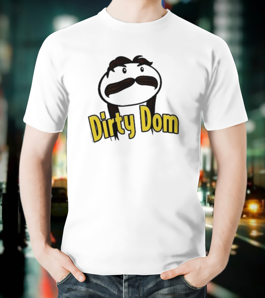 Dirty Dom Hair Illustration T-Shirt