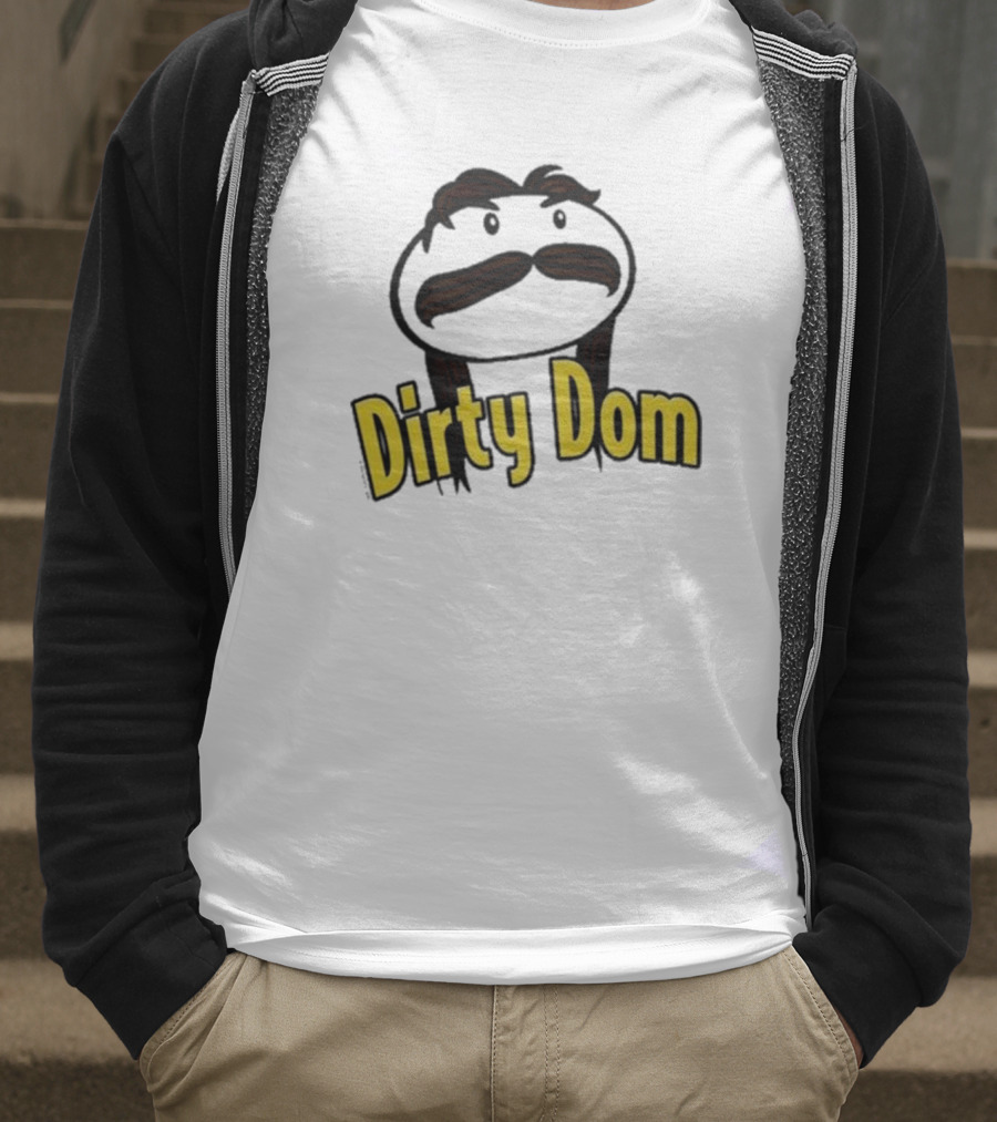 Dirty Dom Hair Illustration T-Shirt