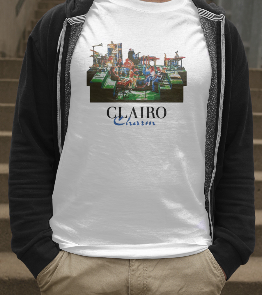 Jeanpiconsuegra Clairo Charm Vintage Band Stage Performance T-Shirt