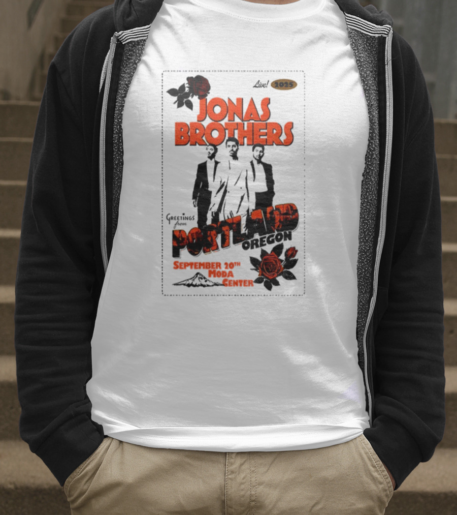 Jonas Brothers Portland Oregon September 20 2023 Moda Center T-Shirt