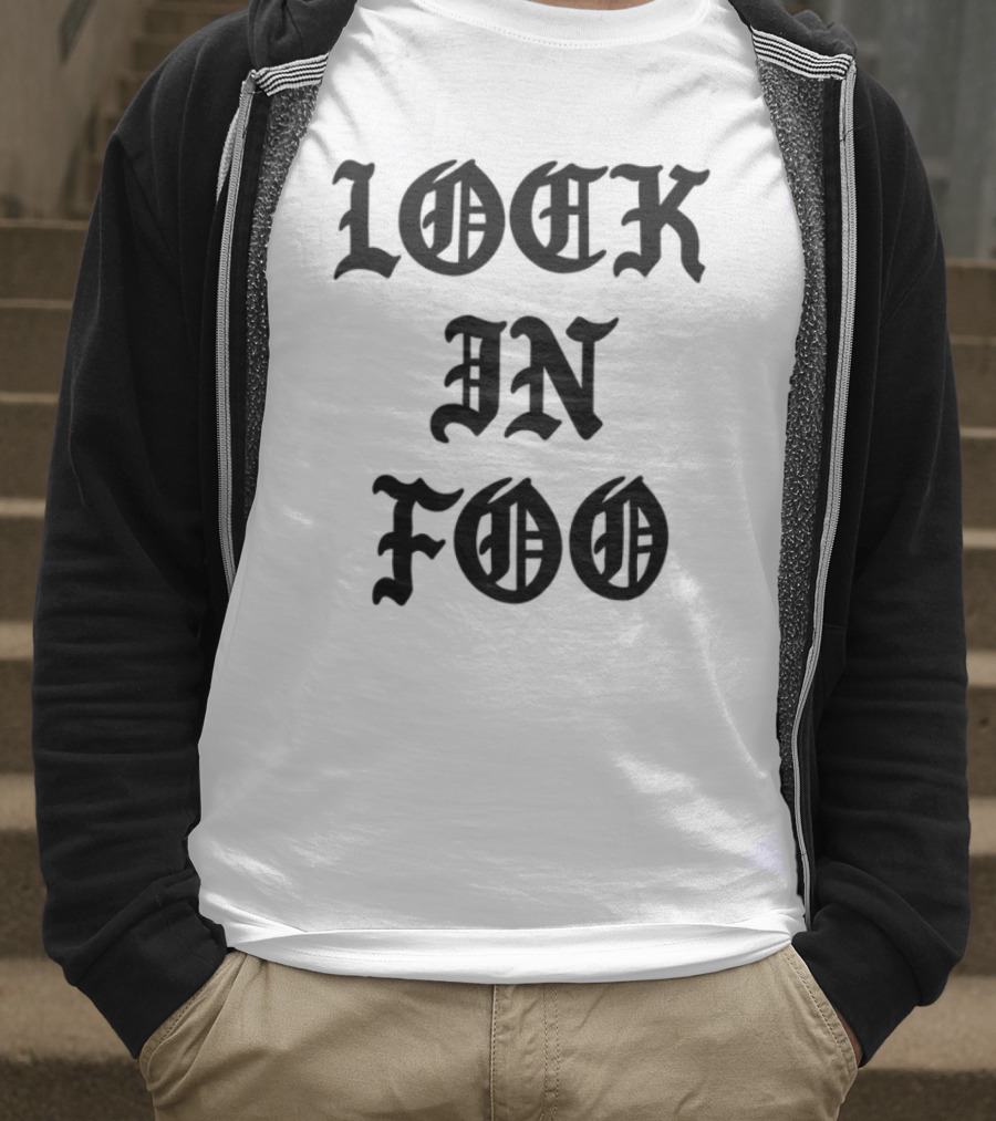 LOCK IN FOO Rock Metal Band Style T-Shirt