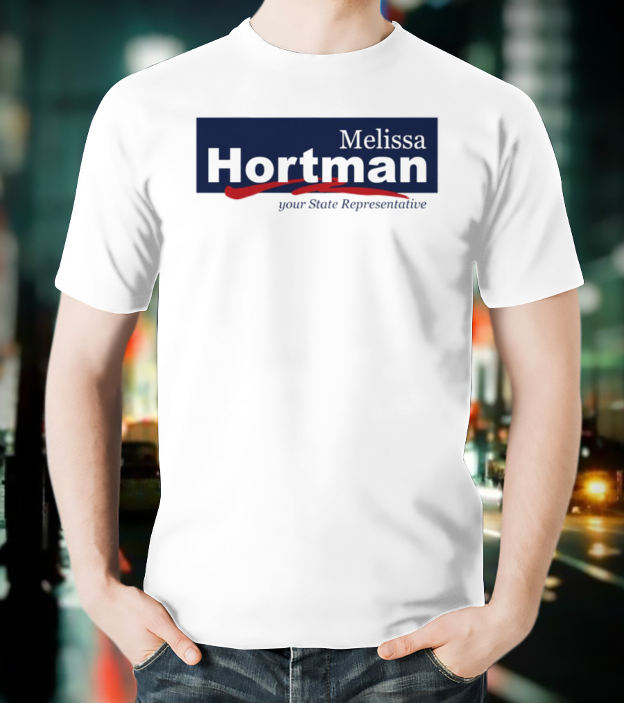 Melissa Hortman Your State Representative Red And Blue Typography T-Shirt