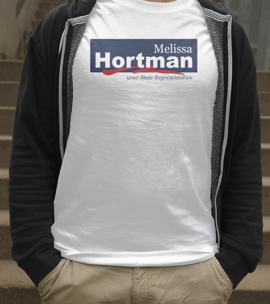 Melissa Hortman Your State Representative Red And Blue Typography T-Shirt