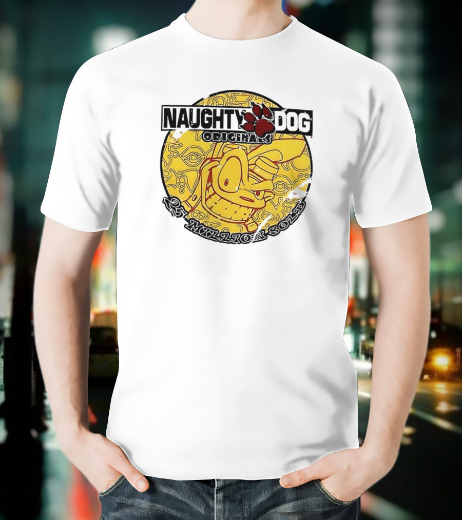 Naughty Dog Classics 25 Million Sold Celebration T-Shirt