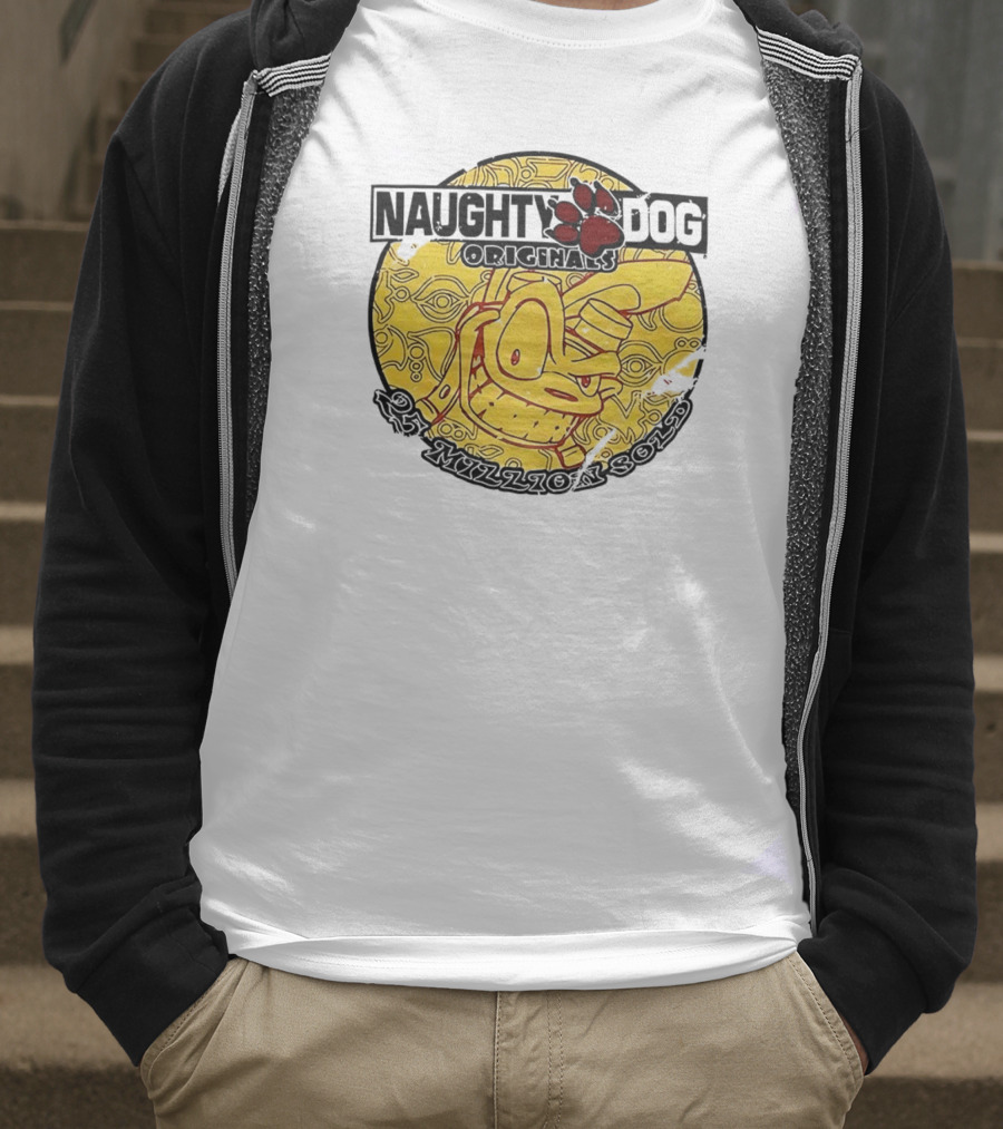 Naughty Dog Classics 25 Million Sold Celebration T-Shirt