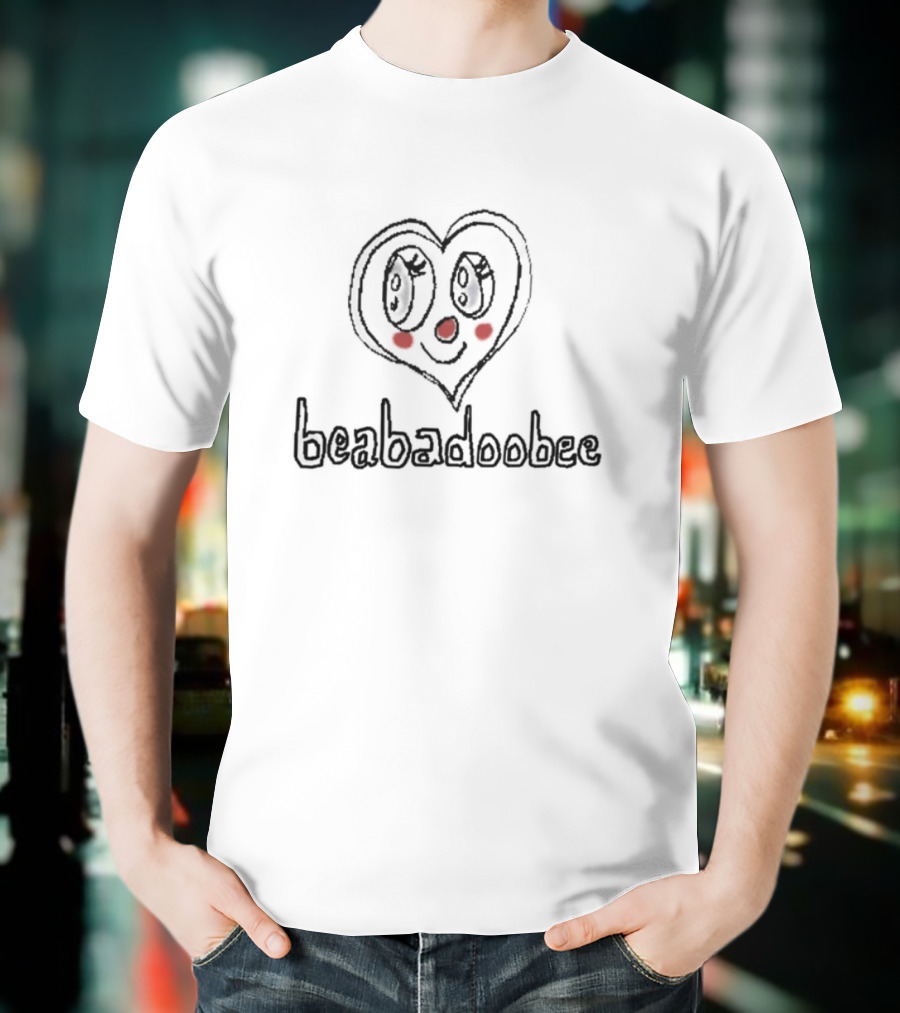 "Off White Heart Eyes Bubabobes" T-Shirt