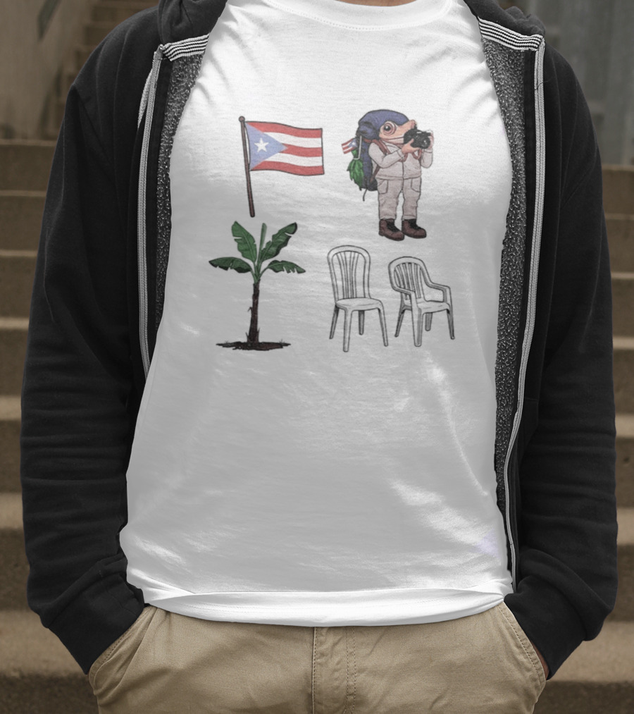 Boricua Puerto Rican Flag Coqui Palm Chairs 2025 T-Shirt