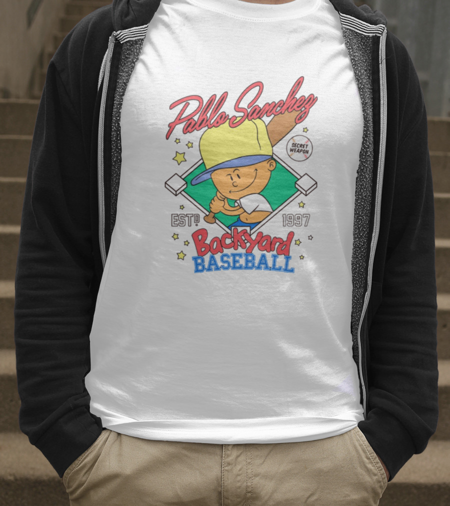 Pablo Sanchez Backyard Baseball Established 1997 Secret Weapon T-Shirt