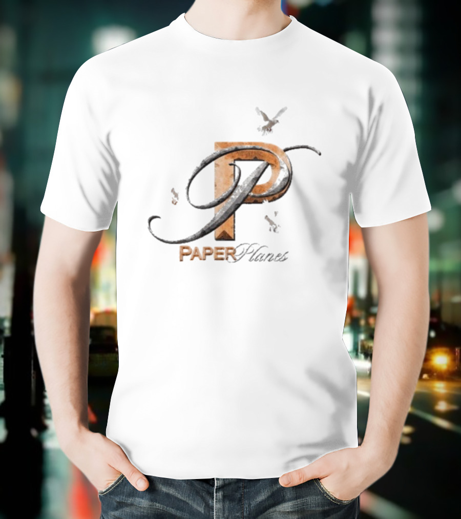 Paper Planes P With Doves Flight Elements T-Shirt
