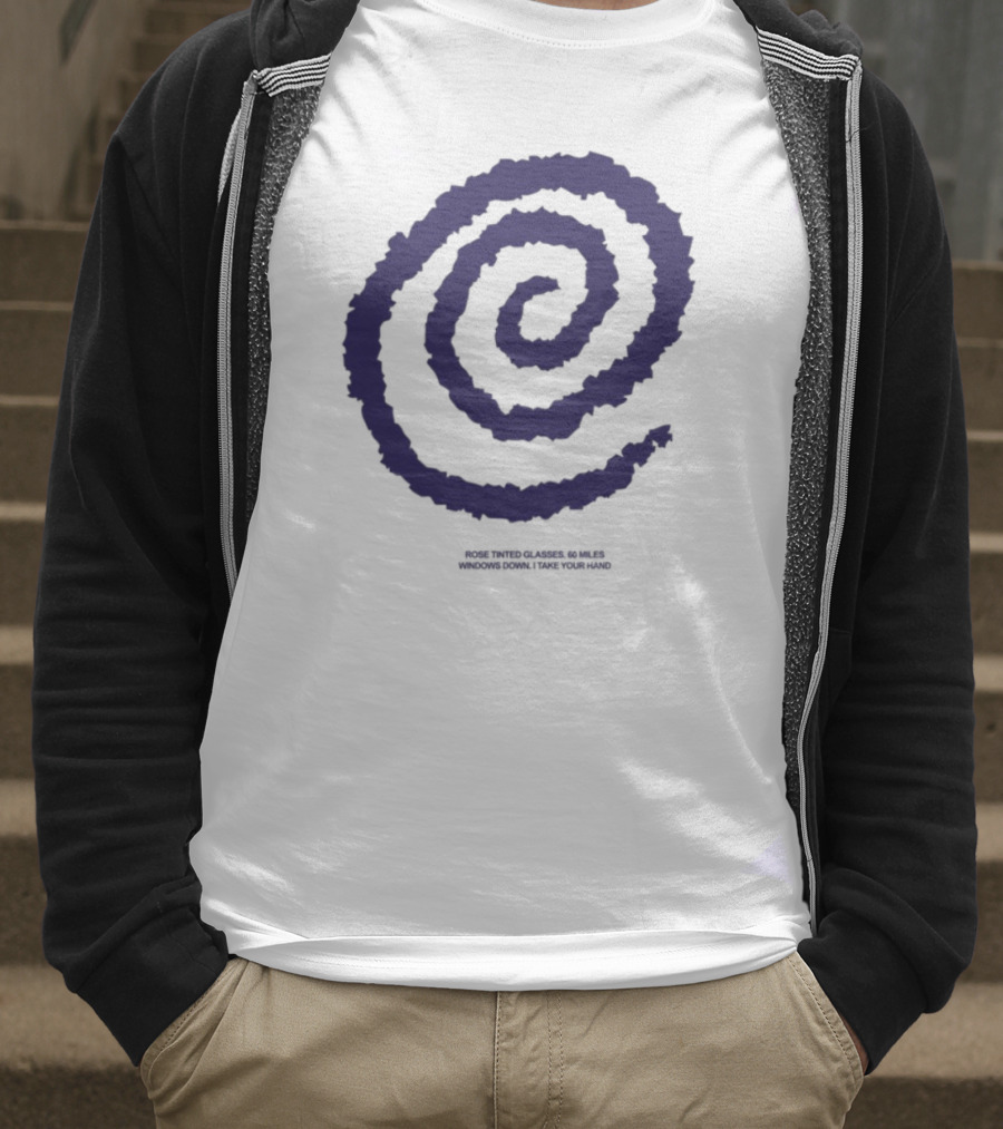 Polyvinyl Records Co Jay Som Cards On The Table Spiral Swirl Artwork T-Shirt