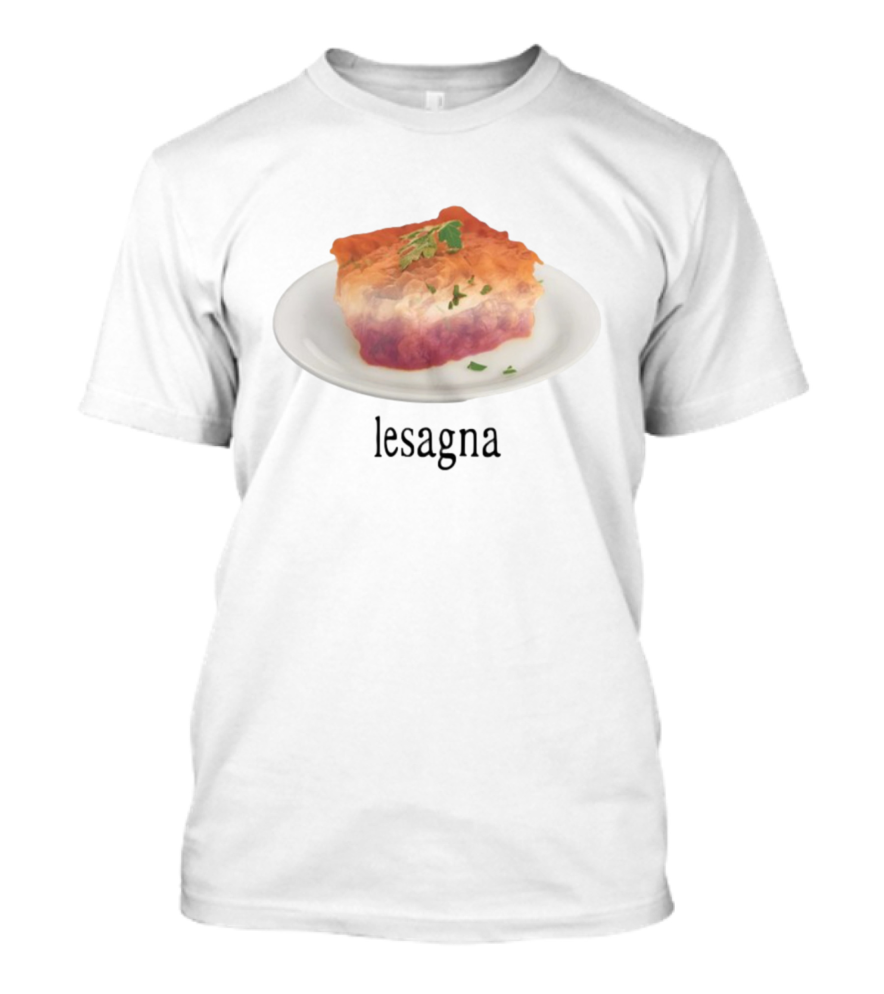 Pridecore Lesagna Rainbow Layered Plate T-Shirt
