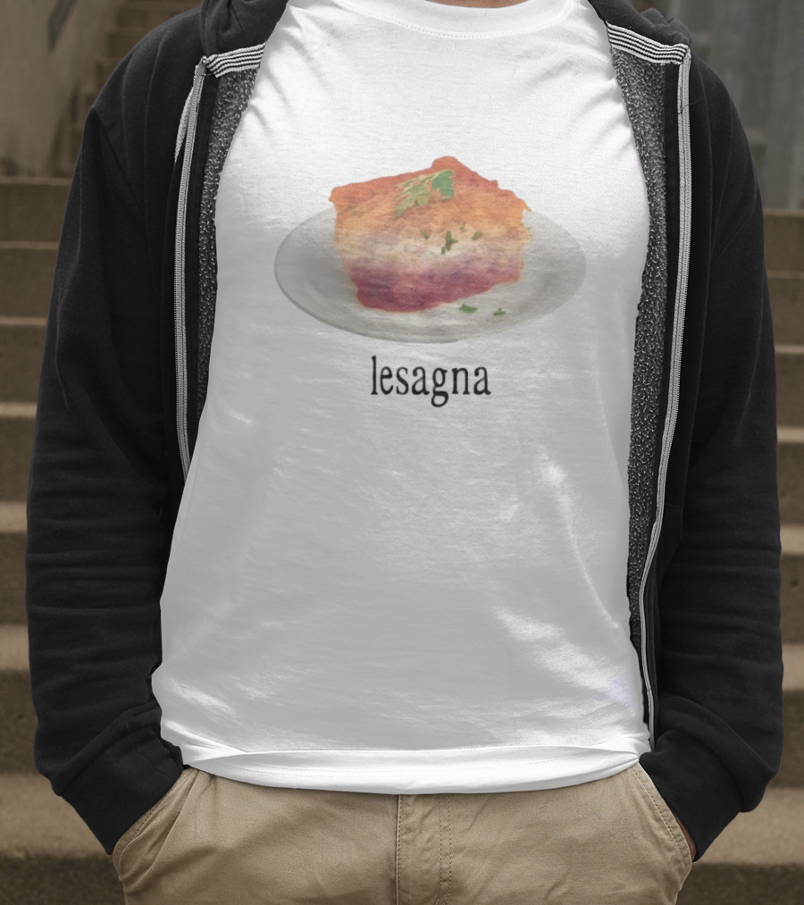 Pridecore Lesagna Rainbow Layered Plate T-Shirt
