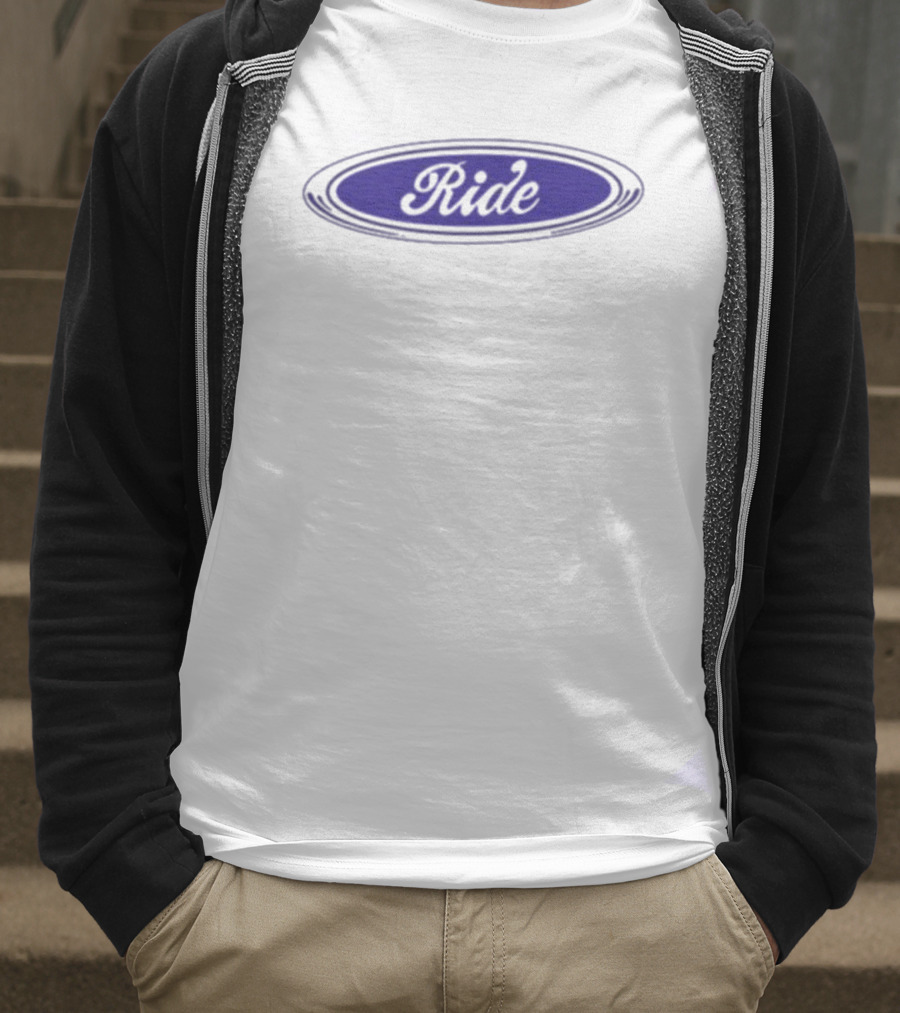 Ride Heritage Oval Vintage Style T-Shirt