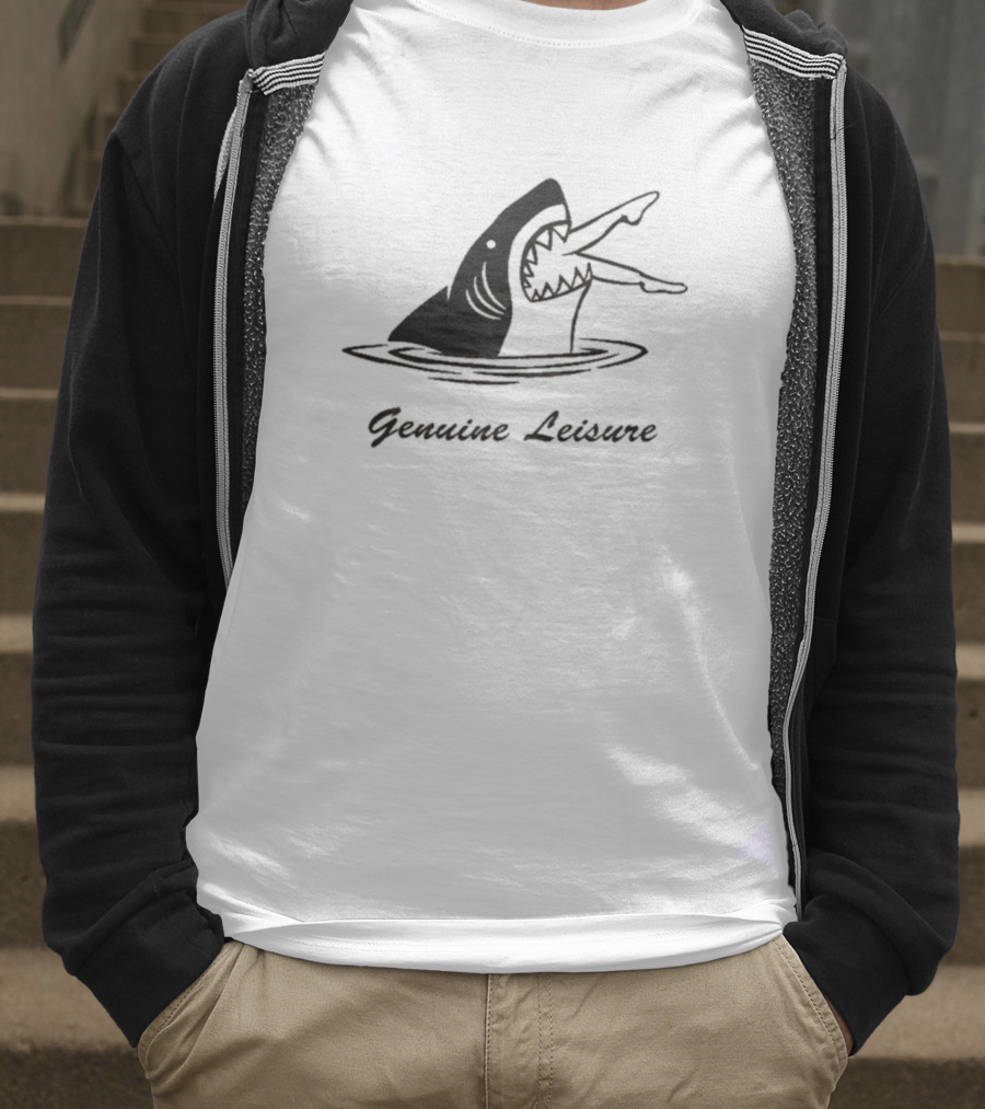 Shark Attack Genuine Leisure Vintage Aesthetic T-Shirt