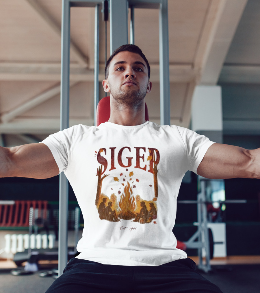 "SigEp Campfire Gathering Fall Est 1901" T-Shirt