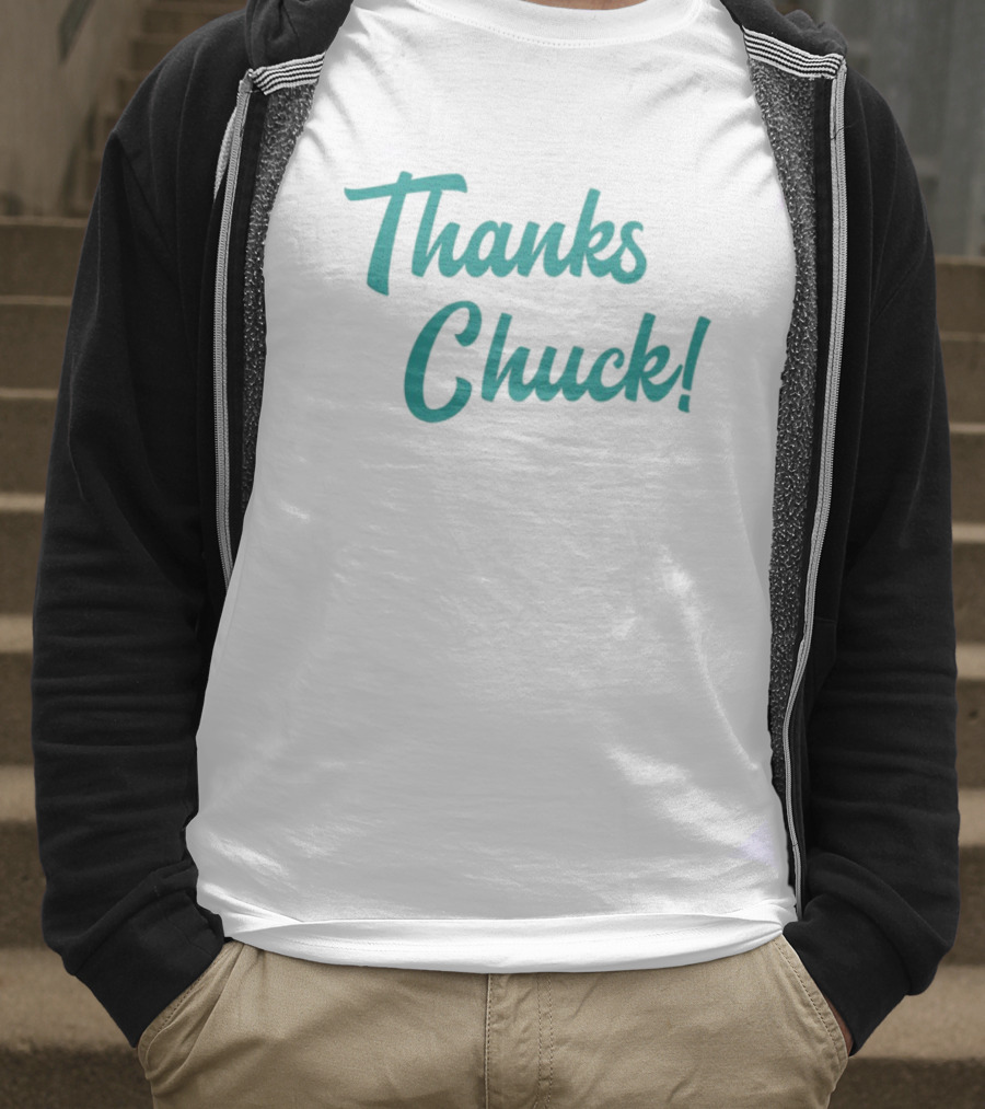 Thanks Chuck Sports Legend Appreciation T-Shirt