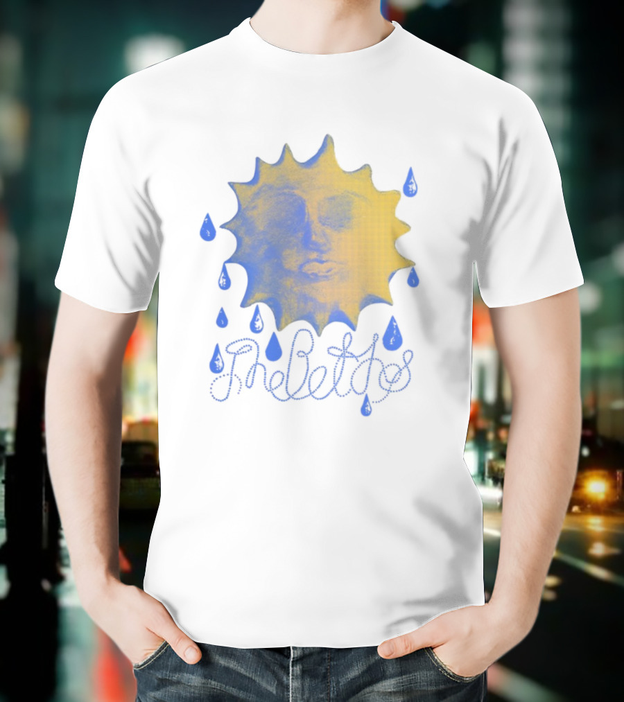 The Beths Sad Sunshine Blue Tears Yellow Face T-Shirt