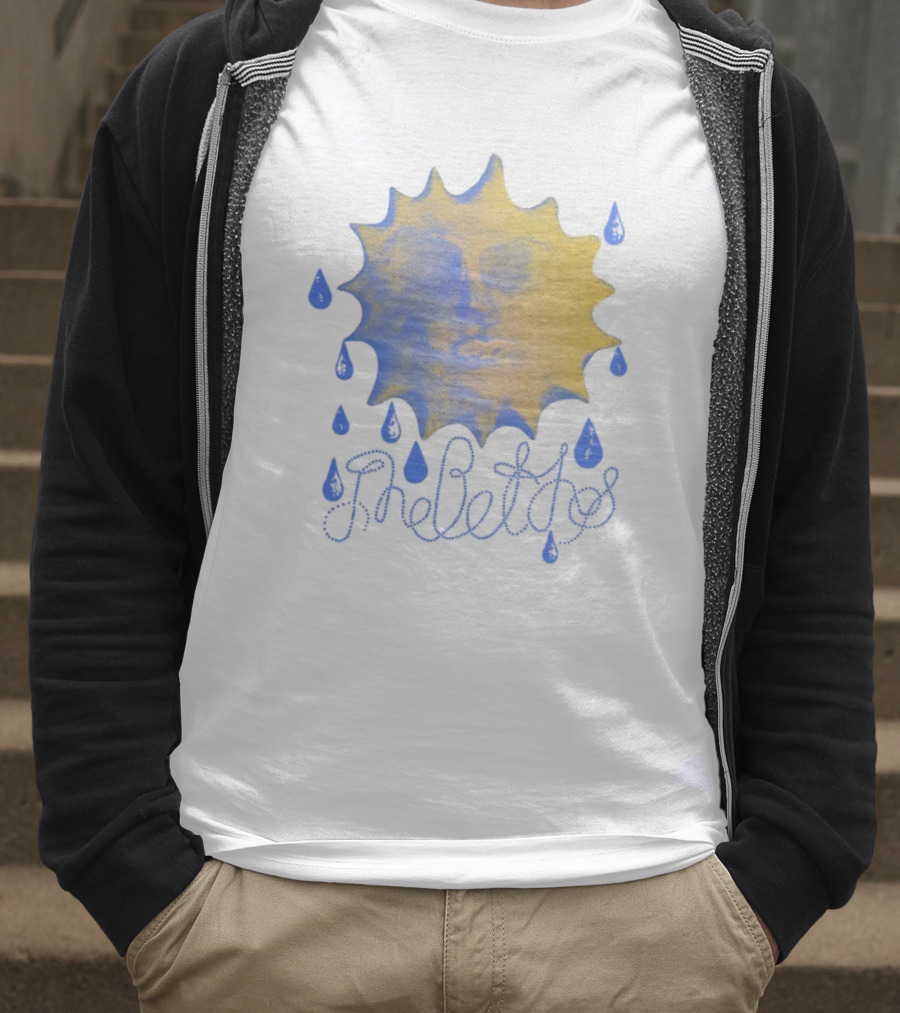 The Beths Sad Sunshine Blue Tears Yellow Face T-Shirt
