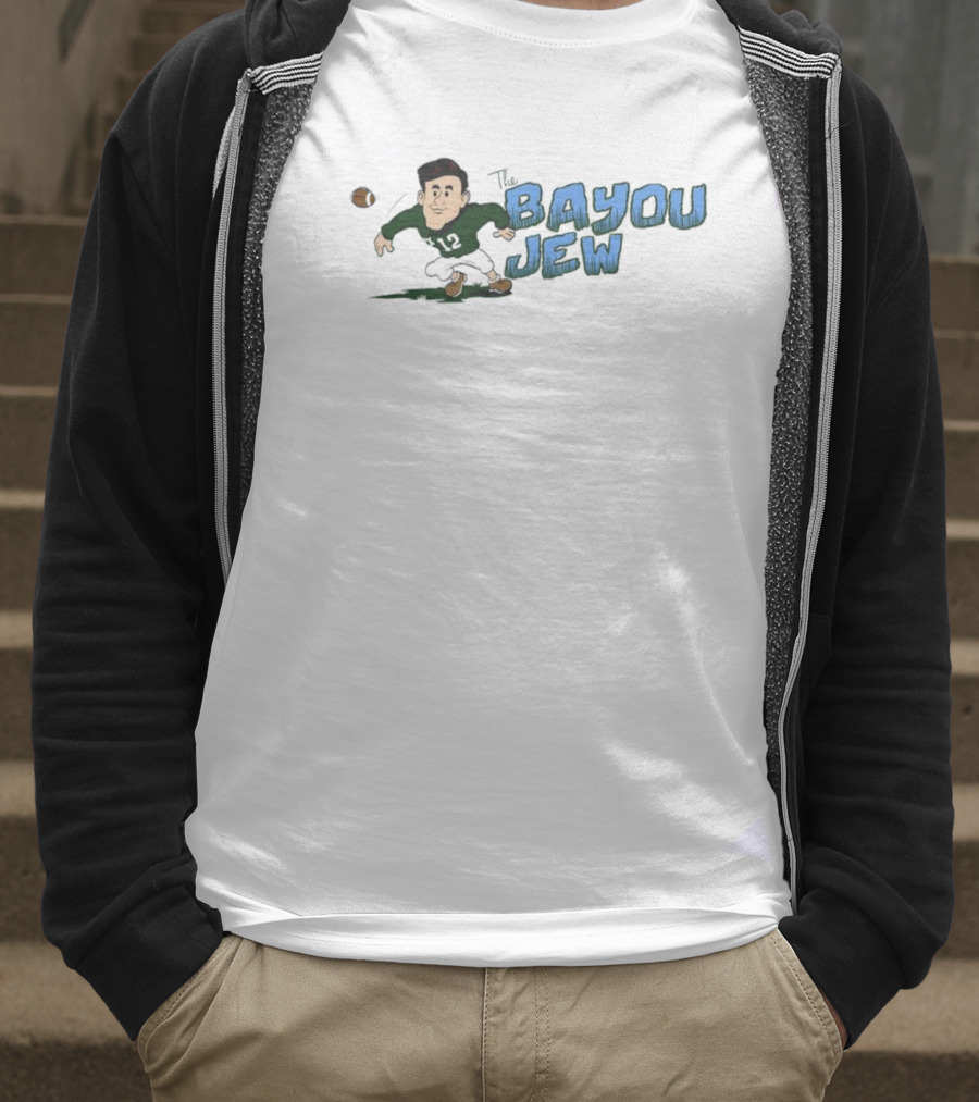 The Bayou Jew Football Player By Jake Retzlaff T-Shirt