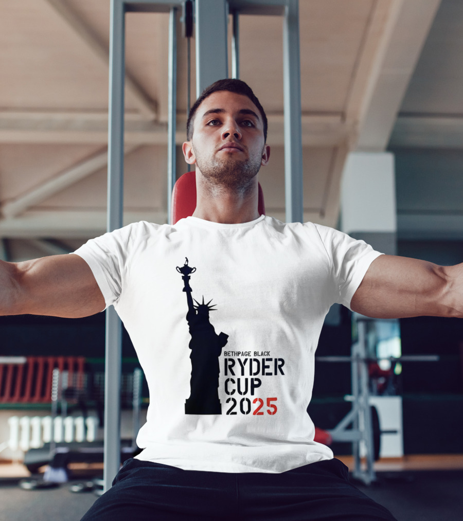 USA Ryder Cup 2025 Liberty Bethpage Black T-Shirt