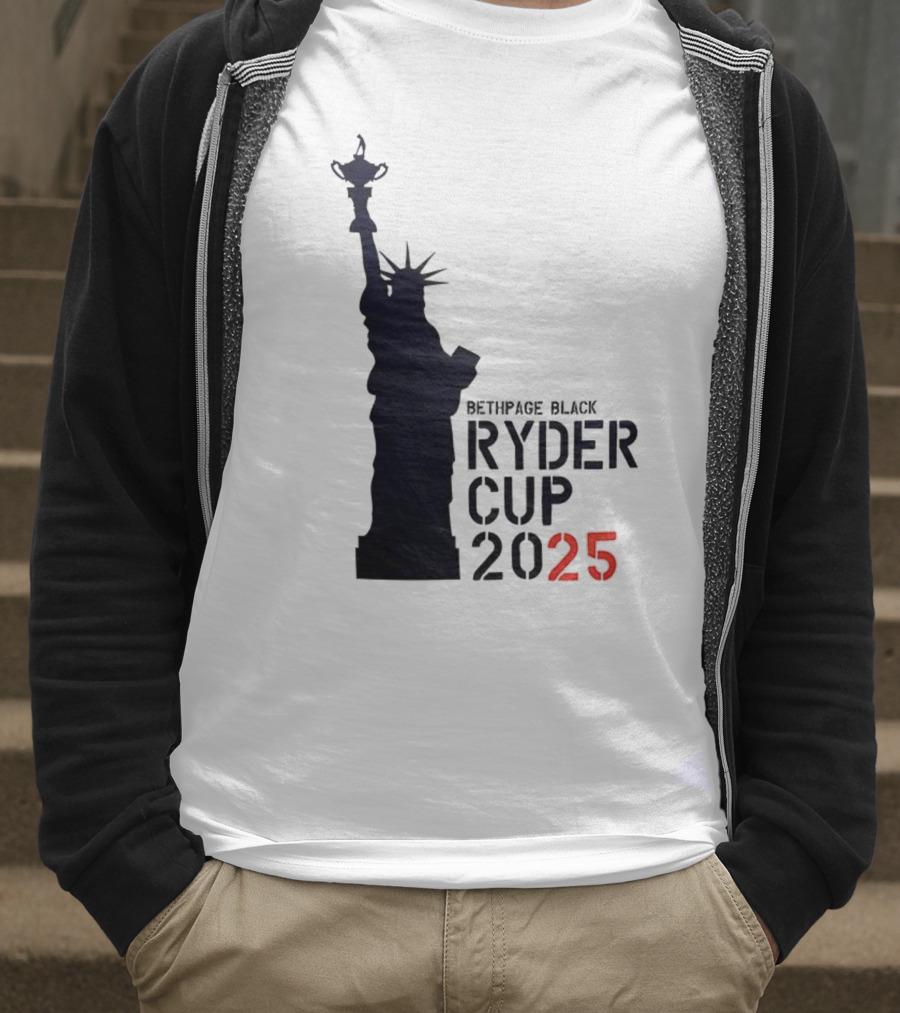 USA Ryder Cup 2025 Liberty Bethpage Black T-Shirt