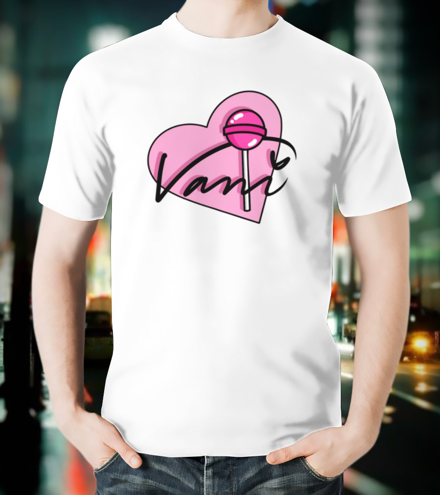 Vanilbean Heart Lollipop Signature T-Shirt