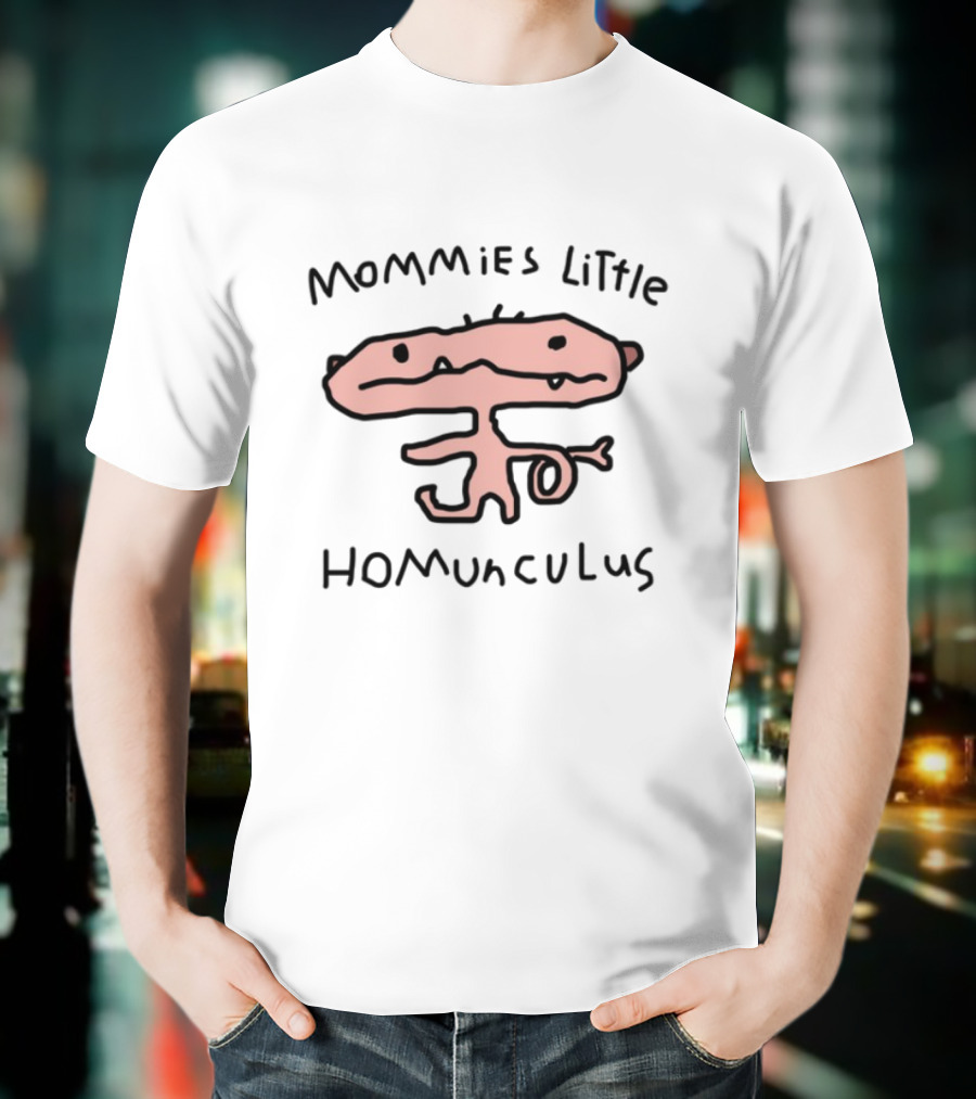 Wors S Mommies Little Homunculus Pink Abstract Creature T-Shirt