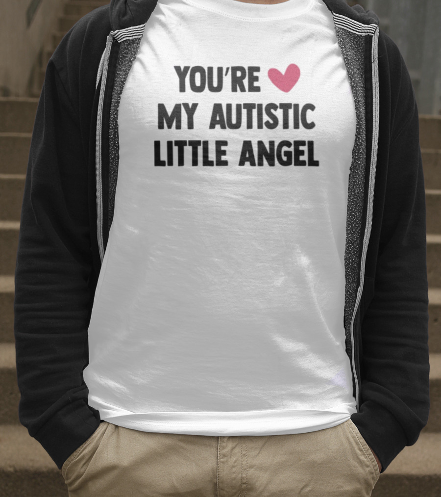 You're My Autistic Little Angel Heart T-Shirt