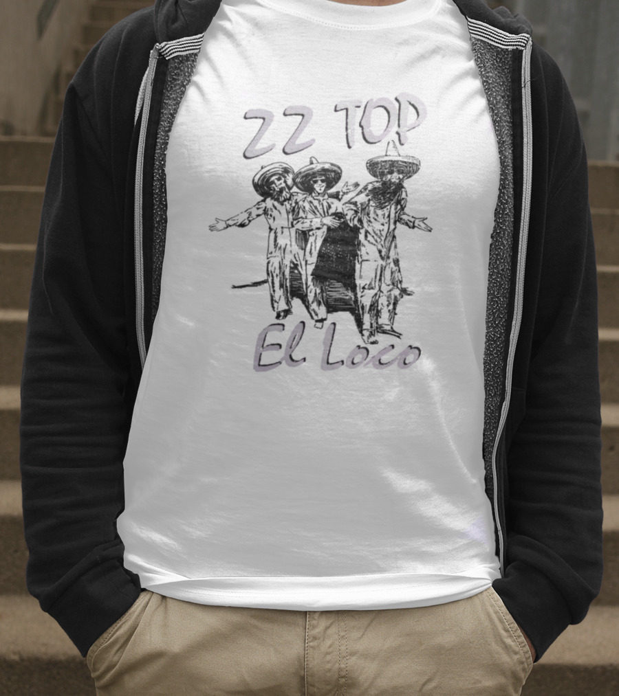 ZZ Top El Loco Band Vintage Style Fan Apparel T-Shirt