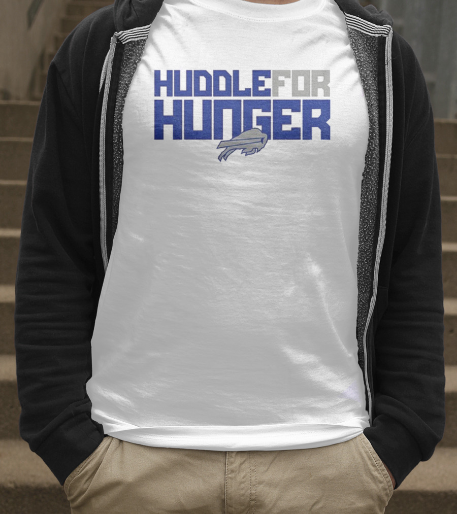 Huddle For Hunger Buffalo Bills NFL Football T-Shirt